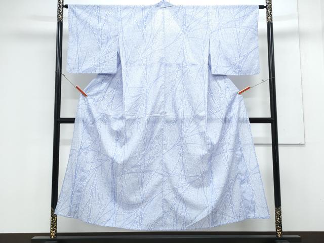 平和屋着物＊夏物　小紋　絽　樹林文　洗える着物　CABK0500th