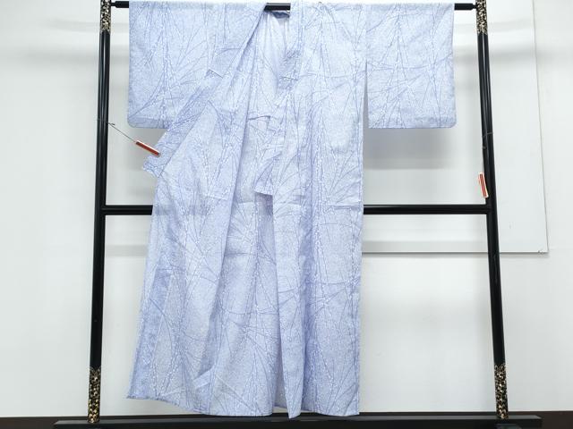 平和屋着物＊夏物　小紋　絽　樹林文　洗える着物　CABK0500th