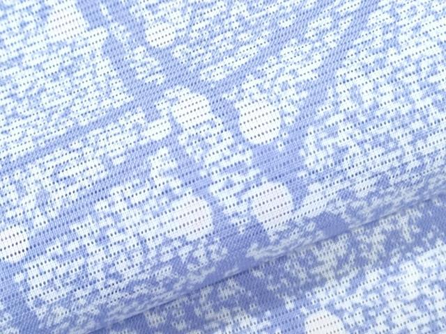 平和屋着物＊夏物　小紋　絽　樹林文　洗える着物　CABK0500th