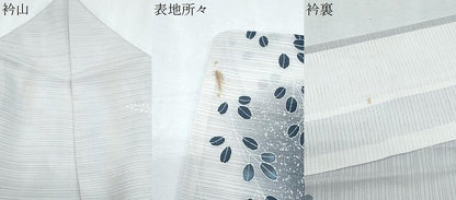 平和屋着物＊夏物　訪問着　変わり絽　草花文　暈し染め　正絹　逸品　CABK0507th
