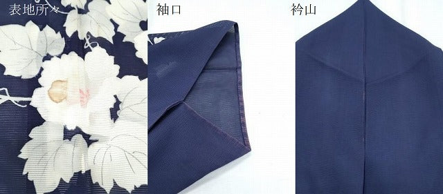 平和屋着物＊夏物　訪問着　絽　草花文　正絹　逸品　CABK0512th