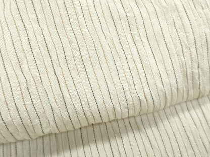 平和屋着物＊夏物　男性　本場小千谷ちぢみ　縞　麻　逸品　CABK0527th