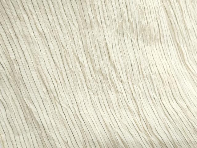 平和屋着物＊夏物　男性　本場小千谷ちぢみ　縞　麻　逸品　CABK0527th