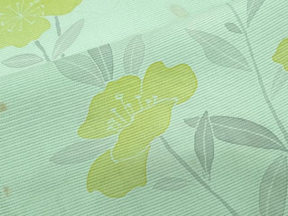 平和屋着物＊夏物　訪問着　絽　草花文　暈し染め　正絹　逸品　CABK0534th