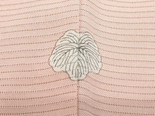 平和屋着物＊夏物　色無地　絽　洗柿色　正絹　逸品　CABK0544th