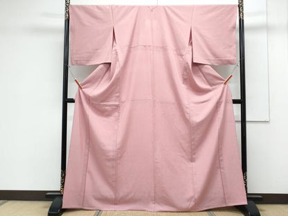 平和屋着物＊夏物　色無地　絽　虹色　正絹　逸品　CABK0546th