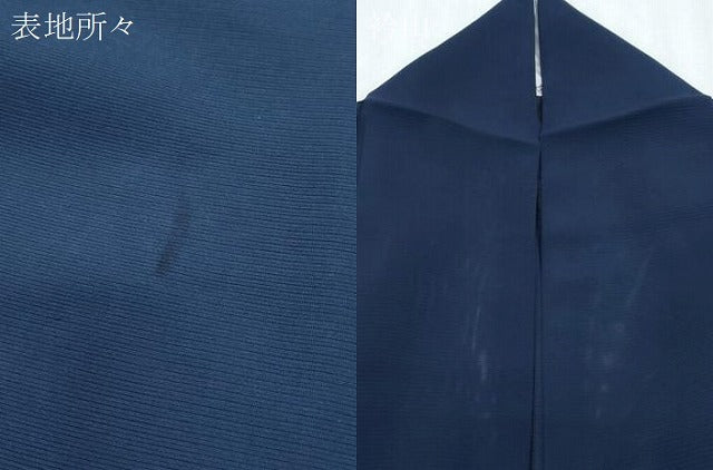 平和屋着物＊夏物　色無地　絽　紫黒色　正絹　逸品　CABK0547th