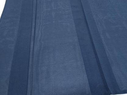 平和屋着物＊夏物　色無地　絽　紫黒色　正絹　逸品　CABK0547th