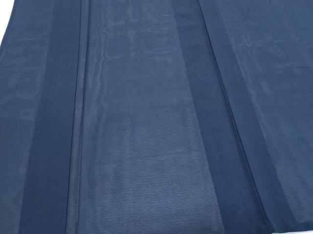 平和屋着物＊夏物　色無地　絽　紫黒色　正絹　逸品　CABK0547th