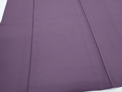 平和屋着物＊夏物　色無地　絽　似せ紫色　正絹　逸品　CABK0551th