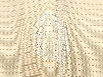 平和屋着物＊夏物　色無地　絽　蒸栗色　正絹　逸品　CABK0552th