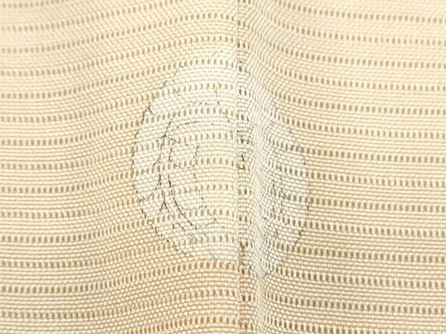 平和屋着物＊夏物　色無地　絽　蒸栗色　正絹　逸品　CABK0552th