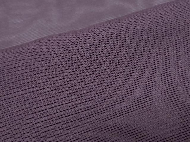 平和屋着物＊夏物　色無地　絽　黒鷲色　正絹　逸品　CABK0553th