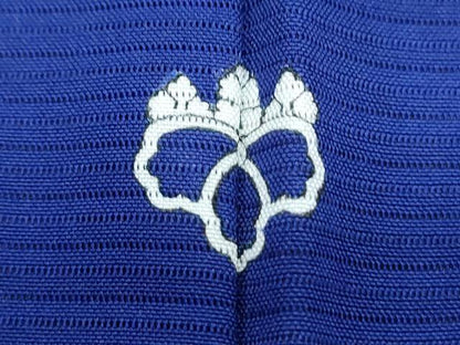 平和屋着物＊夏物　色無地　絽　紺青色　正絹　逸品　CABK0557th