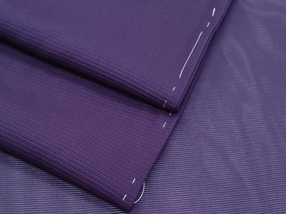 平和屋着物＊夏物　色無地　絽　葡萄色　正絹　逸品　CABK0560th