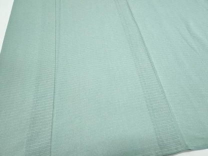 平和屋着物＊夏物　色無地　絽縮緬　薄青色　正絹　逸品　CABK0569th
