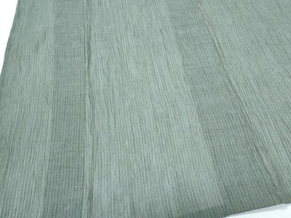 平和屋着物＊夏物　男性　本場小千谷ちぢみ　縞　麻　逸品　CABK0575th