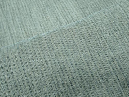 平和屋着物＊夏物　男性　本場小千谷ちぢみ　縞　麻　逸品　CABK0575th