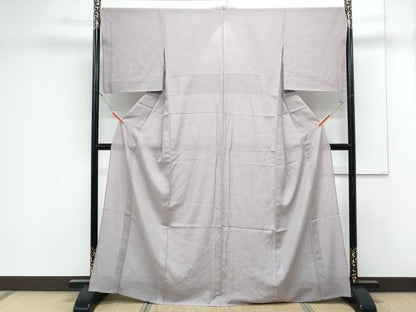 平和屋着物＊夏物　江戸小紋　絽　鮫小紋柄　正絹　逸品　未使用　CABK0581th