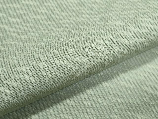 平和屋着物＊夏物　小紋　紗　霞文　正絹　逸品　CABK0584th