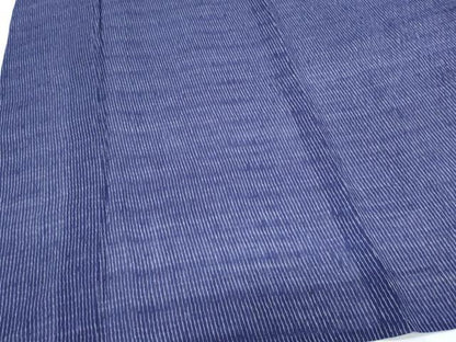 平和屋着物＊夏物　本場小千谷ちぢみ　縞　麻　逸品　CABK0588th