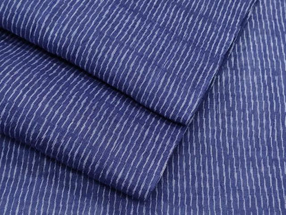 平和屋着物＊夏物　本場小千谷ちぢみ　縞　麻　逸品　CABK0588th