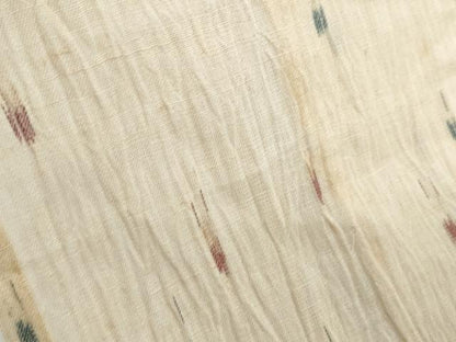 平和屋着物＊夏物　本場小千谷ちぢみ　吉祥文　麻　逸品　CABK0593th
