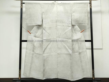 平和屋着物＊夏物　本場小千谷ちぢみ　80亀甲　総詰め　麻　逸品　CABK0595th