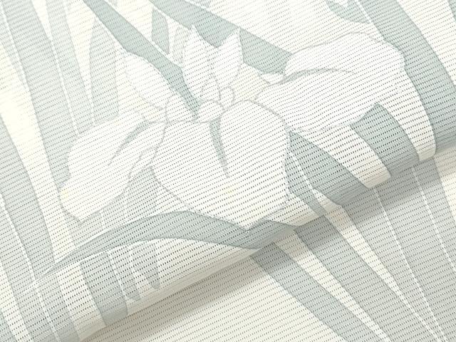 平和屋着物＊夏物　訪問着　絽　流水花文　正絹　逸品　CABK0596th