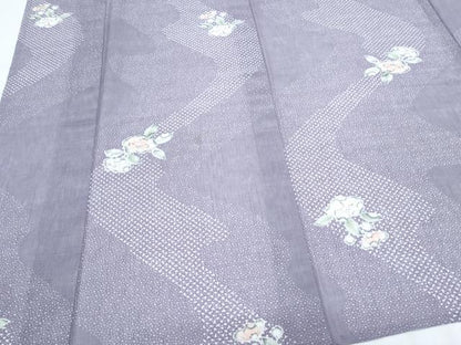 平和屋着物＊夏物　小紋　紗　辻が花　洗える着物　CABK0607th