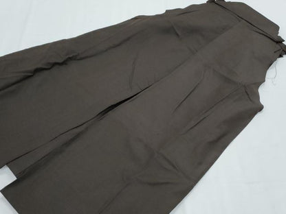 平和屋着物＊夏物　男性　行灯袴　赤墨色　正絹　逸品　CABK0610th