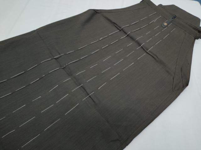平和屋着物＊夏物　男性　行灯袴　縞　正絹　逸品　未使用　CABK0611th
