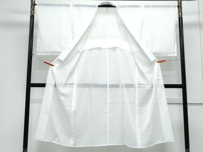 平和屋着物＊夏物　長襦袢　変わり絽　胡粉色　洗える着物　CABK0615th