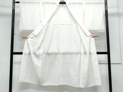 平和屋着物＊夏物　長襦袢　絽　象牙色　正絹　逸品　CABK0620th