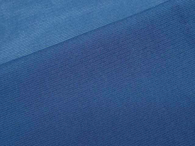 平和屋着物＊夏物　色無地　絽　紺瑠璃色　洗える着物　CABK0632th