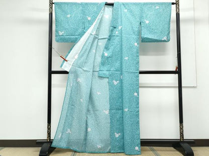 平和屋着物＊夏物　小紋　絽　辻が花　洗える着物　CABK0635th