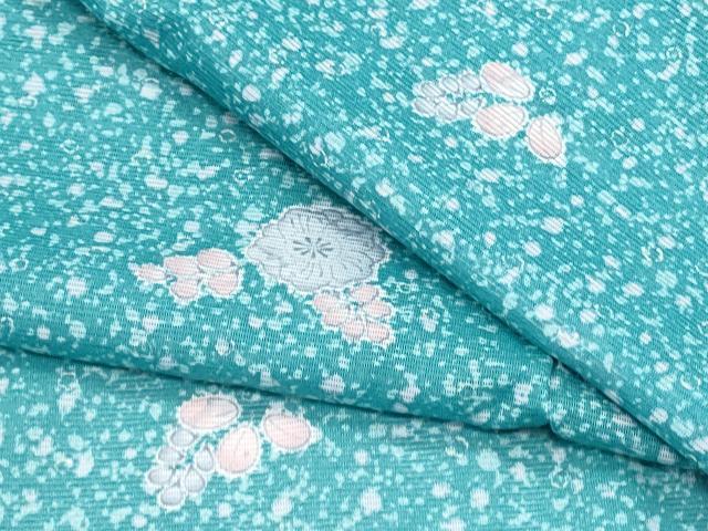 平和屋着物＊夏物　小紋　絽　辻が花　洗える着物　CABK0635th