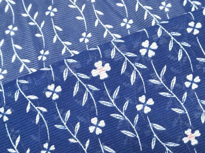 平和屋着物＊夏物　小紋　絽　草花文　洗える着物　CABK0636th