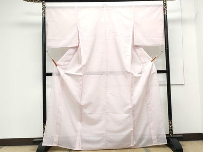 平和屋着物＊夏物　小紋　絽　露芝文　洗える着物　CABK0638th