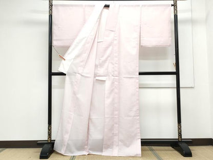 平和屋着物＊夏物　小紋　絽　露芝文　洗える着物　CABK0638th