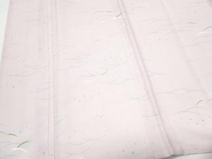 平和屋着物＊夏物　小紋　絽　露芝文　洗える着物　CABK0638th