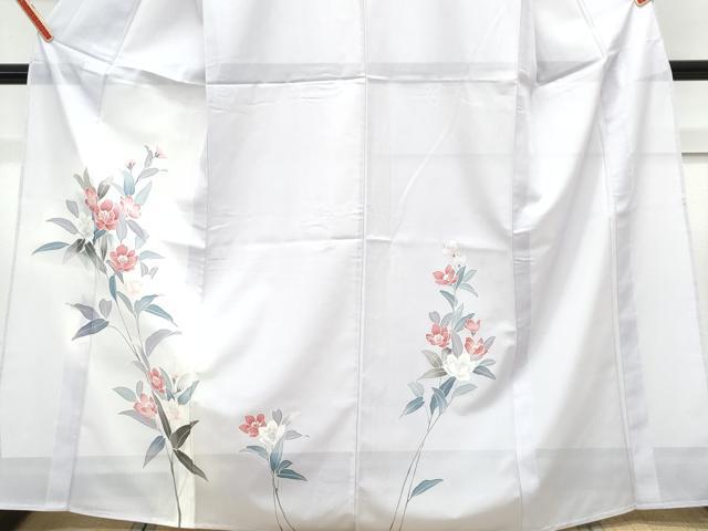 平和屋着物＊夏物　訪問着　絽　草花文　暈し染め　洗える着物　CABK0639th