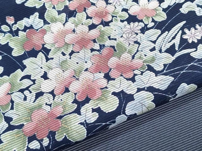 平和屋着物＊夏物　訪問着　絽　草花文　洗える着物　CABK0643th