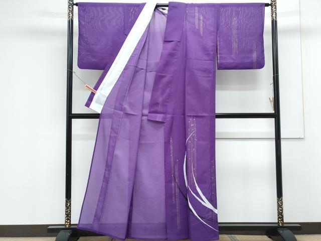 平和屋着物＊夏物　訪問着　絽　吉祥文　洗える着物　CABK0647th