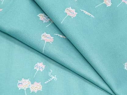 平和屋着物＊夏物　小紋　絽　糸巻き文　洗える着物　CABK0654th