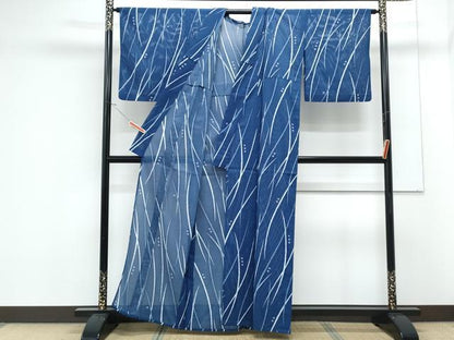 平和屋着物＊夏物　小紋　絽　吉祥文　洗える着物　CABK0657th