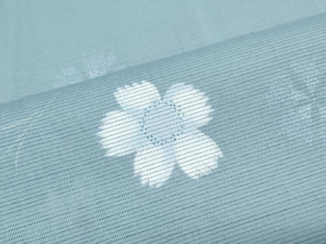 平和屋着物＊夏物　小紋　絽　舞花文　洗える着物　CABK0660th