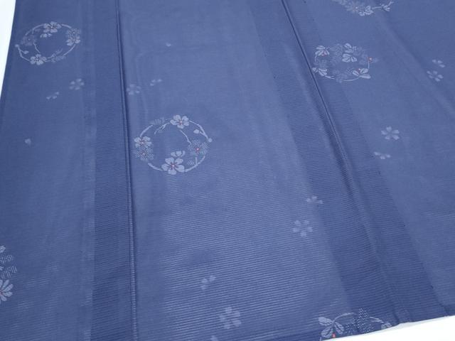 平和屋着物＊夏物　小紋　絽　花丸文　洗える着物　CABK0668th