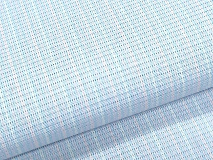 平和屋着物＊夏物　小紋　絽　間道　正絹　逸品　CABK0677th