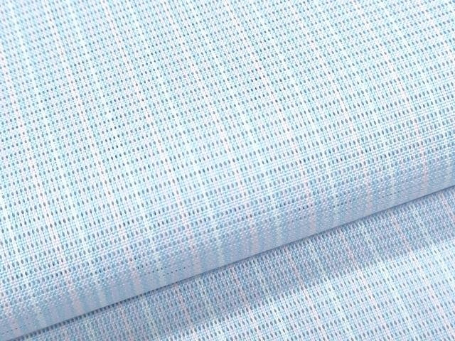 平和屋着物＊夏物　小紋　絽　間道　正絹　逸品　CABK0677th
